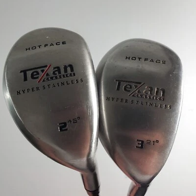 Texan Classics Hot Face 2 & 3 Hybrid Set 18* 21* Regular Graphite Mens RH - Image 1 of 4