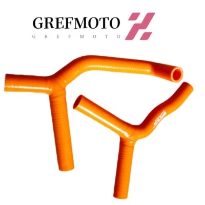 Manguera de radiador de silicona naranja para KTM 85 SX 105 SX 85 XC 105 XC 2006 2003-2012 Foto 1 de 4