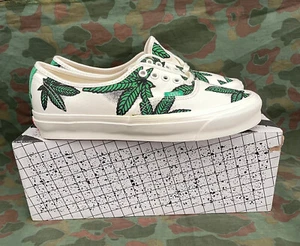 Vans Og Authentic Lx Sz 9 VN0A4BV94JM Sweet Leaf/Green New 420 - Picture 1 of 7