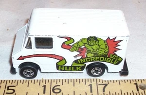 MATTEL HOT WHEELS MARVEL THE INCREDIBLE HULK BLACK WALL VAN SCENE MACHINES 1978 - Picture 1 of 4