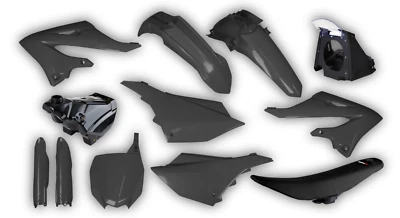 Yamaha YZ125 YZ250 2008-2026 Grey Restyle Plastics Airbox Seat Fuel tank - Imagem 1 de 3