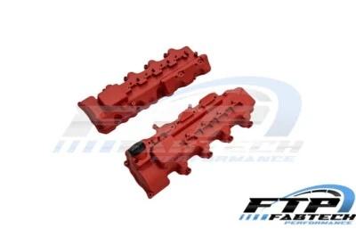 M113K Mercedes  AMG Performance E55 AMG  Wrinkle Red Valve Covers G55 S55 SL55 - Image 1 of 2