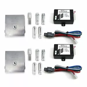 2-Door Flat Glass 1-Touch Manual Crank Handle Power Window Conversion Switch Kit - Picture 1 of 8