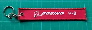 Boeing P-8 Keyring embroidered double sided - Picture 1 of 2