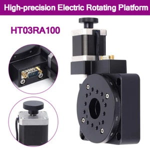 Plataforma Giratoria Eléctrica Motorizada Precisión Etapas Giratorias Mesa Diámetro 100mm - Imagen 1 de 12