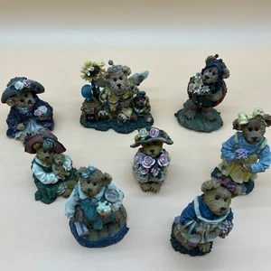 Boyds Bears & Friends The Bearstone Collection Lot Of 8 Vintage 1990s-2000s EUC - Picture 1 of 22