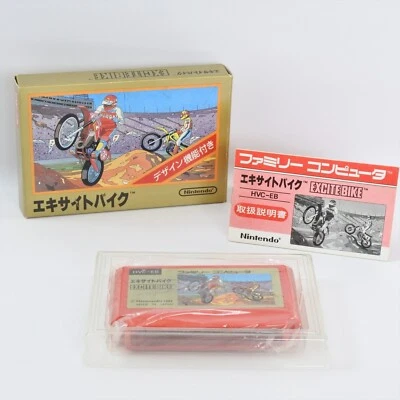 EXCITE BIKE Famicom Nintendo 2571 fc - Image 1 of 4