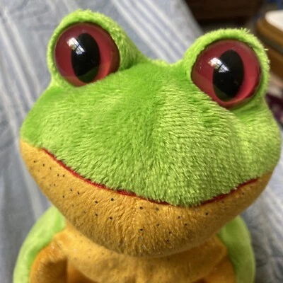 Super Ganz Webkinz Tree Frog HM109  Pet Plush Stuffed NO CODE 10" Size - Image 1 of 4