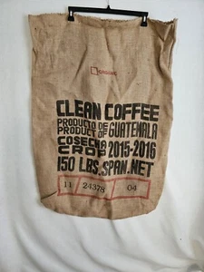 Großer Jutesack Clean Coffee 36 x 26 Deko - Bild 1 von 5