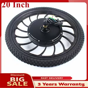 Kit de conversión de motor de bicicleta eléctrica de rueda delantera de motor de buje de 20 pulgadas 48 V - Imagen 1 de 11