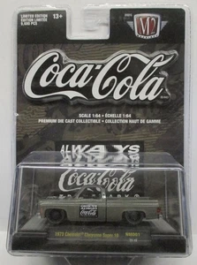 2021 M2 MACHINES 1973 CHEVROLET CHEYENNE SUPER 10 COCA COAL 1 OF 9600 - Picture 1 of 2