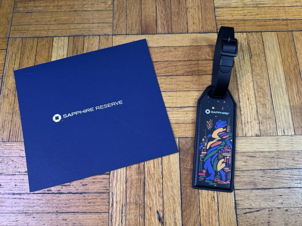 Эксклюзивная бирка для багажа SOLGAARD Chase Sapphire Lounge искусство Нью-Йорка (совершенно новая) - Изображение 1 из 1