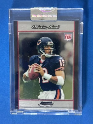 2007 Bowman Chrome Uncirculated Rookies #BC64 Chris Leak Chicago Bears #/1079 - Image 1 of 2
