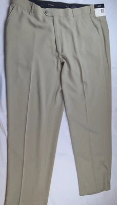 Alfani 平前正装裤子 Tousers 317 卡其色 42x32 全新 — 第 1/4 张图片