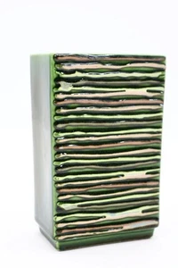 Vtg MCM Green Ceramic Vase California Pottery Mid-Century Modern The Bennetts - Picture 1 of 10