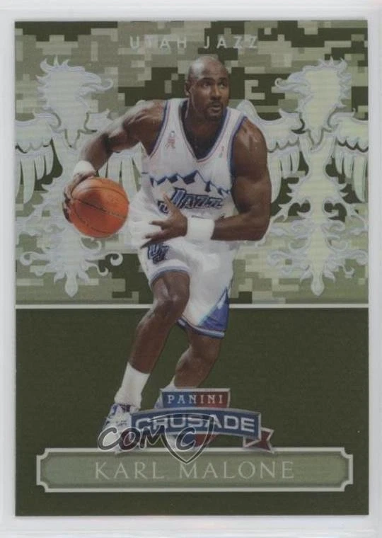 2014-15 Panini Excalibur Crusade Camouflage Karl Malone #156 HOF - Image 1 of 2