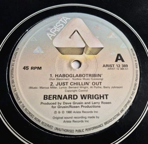 RARE! BERNARD WRIGHT- HABOGLABOTRIBIN 12" ARIST 12 389 ARISTA 1981 VG++! - Picture 1 of 1