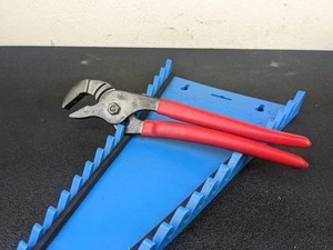 #bl649 Snap On Tools RED 91ACP 9" Adjustable Joint Interlocking Channel Pliers - Picture 1 of 17