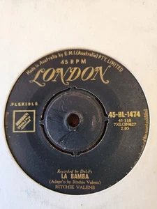 Ritchie Valens "La Bamba" & "Donna" 1959 LONDON Oz 7" 45rpm - Picture 1 of 2