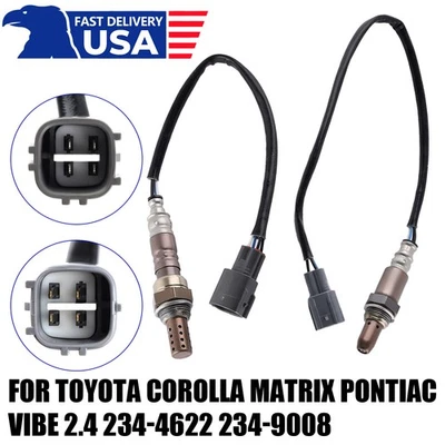 Sensor de oxígeno 2 piezas para Toyota Corolla Matrix Pontiac Vibe 2.4 234-4622 234-9008 Foto 1 de 4