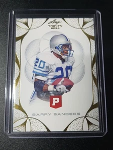Barry Sanders - Leaf Trinity Pristine Football 2024 - Detroit Lions - Gold - Bild 1 von 2