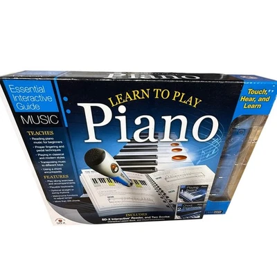 Learn to Play Piano Interactive Music Book Set Essential Guide SD-X Reader - Image 1 of 4