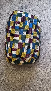 Vintage 1970's Quilted Multi Color Patchwork Boho Sleeping Bag READ - Picture 1 of 8