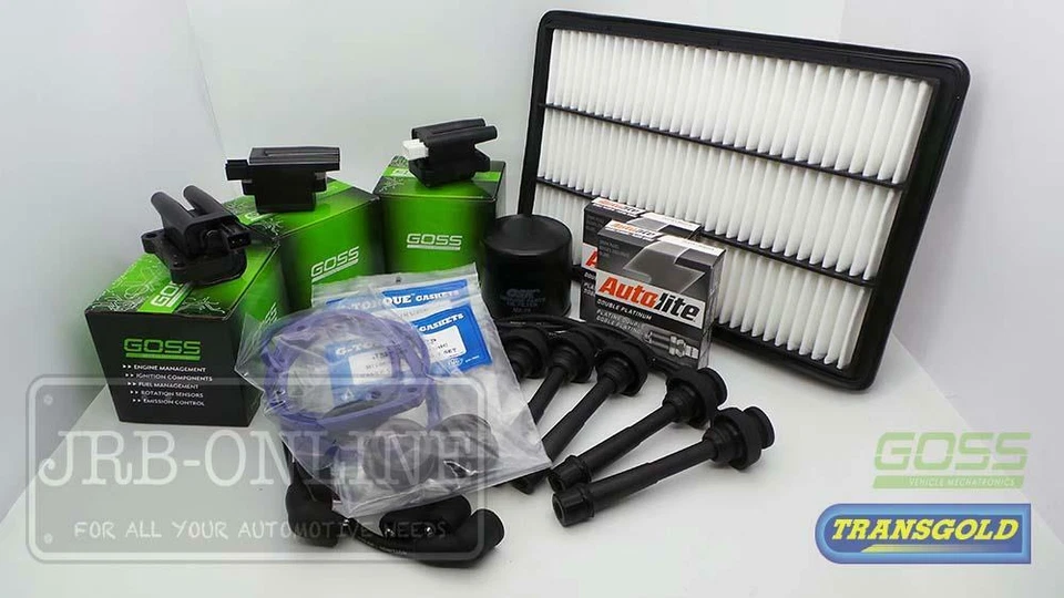 Mitsubishi PAJERO NM-NP 6G74 3.5L V6 FILTERS PLUGS ROCKER COVER COILS LEADS KIT - image 1 of 4