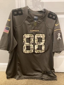 MAGLIA DEZ BRYANT DALLAS COWBOYS NFL SALUTE AL SERVIZIO NIKE CAMO # TAGLIA LARGE - Foto 1 di 11