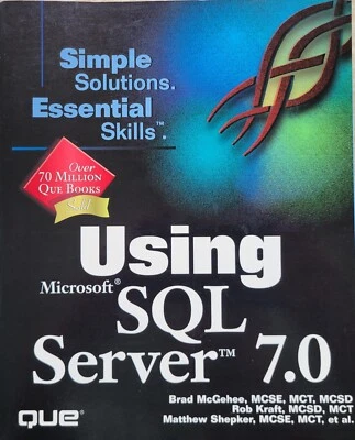 Vintage - Using Microsoft SQL Server 7.0 - Image 1 of 3