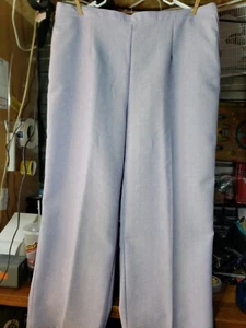 Pantalones Alfred Dunner talla grande 22W cintura elástica púrpura - Imagen 1 de 4
