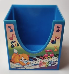 Lisa Frank Blue Musical Cats Stationary Cube Only - Picture 1 of 6
