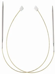 Addi Flexi-Bel Knitting Needles 20" Pointed Flexible Metal 50cm - Picture 1 of 13