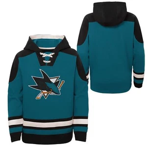 Outerstuff NHL Youth San Jose Sharks Youth Primary Logo Pullover Hoodie - Picture 1 of 4