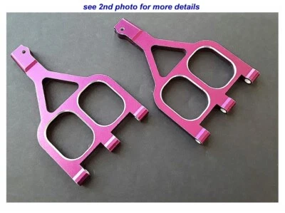 1pr Vintage RC Megatech T-Maxx E-Maxx Upper Arm Purple Aluminum MTC22060 Unused - Image 1 of 2