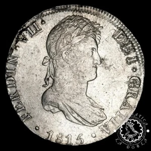 1815 - 8 REALES - Fernando VII - LIMA JP - EBC - Picture 1 of 3