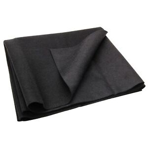 HiFi Bespannfilz schwarz 150 x 75 cm, PA Filz zum Boxen verkleiden und Basteln