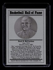 ARAD MCCUTCHAN 1986-99 BASKETBALL HALL OF FAME METALLIC HOF