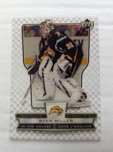 2007-08 McDonald's Upper Deck In the Crease #ICRM Ryan Miller 