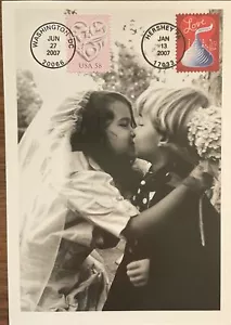 Tarjeta de felicitación de amor multiusos HNLP Hideaki Nakano 4122 - Imagen 1 de 2