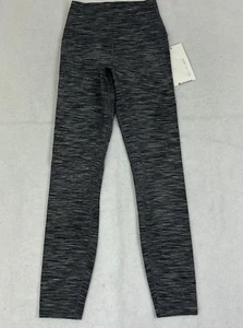 Lululemon Gray Stretch Align High Rise Pockets Activewear Pants Womens Size 2 - Picture 1 of 9