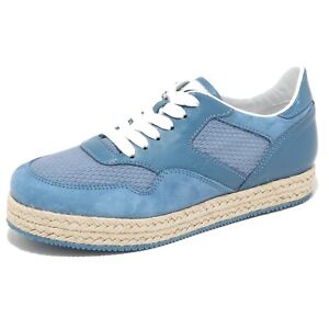9802M sneaker HOGAN scarpe donna shoes woman blu
