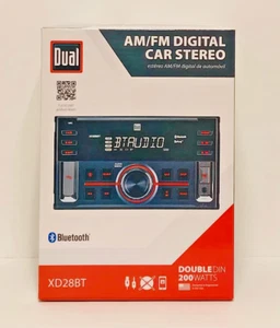 Dual Electronics XD28BT 200 Watts Bluetooth AM/FM Digital Car Stereo Receiver - Picture 1 of 1