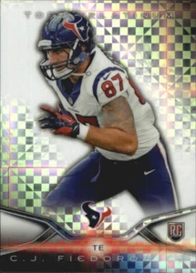 2014 Topps Platinum Xfractor C.J. FIEDOROWICZ RC #114 HOUSTON TEXANS ๐ - Picture 1 of 2