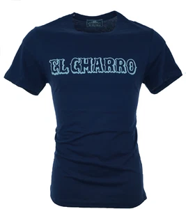 T-Shirt El Charro Western Mex Blu - Imagen 1 de 1