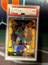 2022-23 Panini Select Basketball Mark Williams Rookie Gold Prizm 2/10 PSA 9