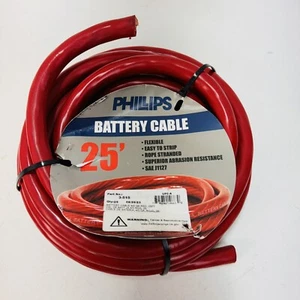 Phillips Industries 3-515 Battery Cable - 4/0 GA. Red, 25 Feet - Picture 1 of 5