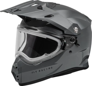 Fly Racing Trekker Cold Weather Solid Helmet - Electric Shield - Grey - 73-31365 - Picture 1 of 11