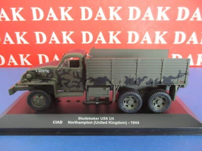 Die cast 1/43 Modellino Camion Truck Studebaker US6 U4 CIAB Northampton UK 1944 - Immagine 1 di 4