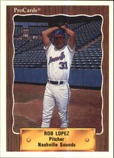 1990 Nashville Sounds ProCards #228 Rob Lopez